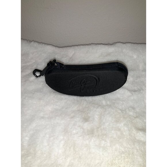 Maui Jim Black Semi Hard Sport Sunglasses Case with Carabiner - Picture 3 of 5